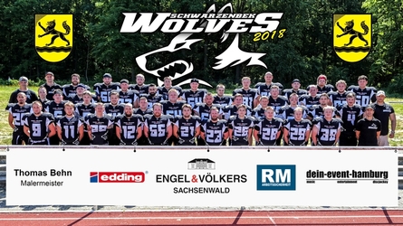 Schwarzenbek Wolves Team 2018 - Foto: HB-Fotografie, Holger Beck